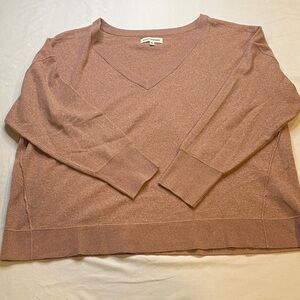 Lucky Brand V-Neck Sweater‎ - Soft Mauve-NWOT